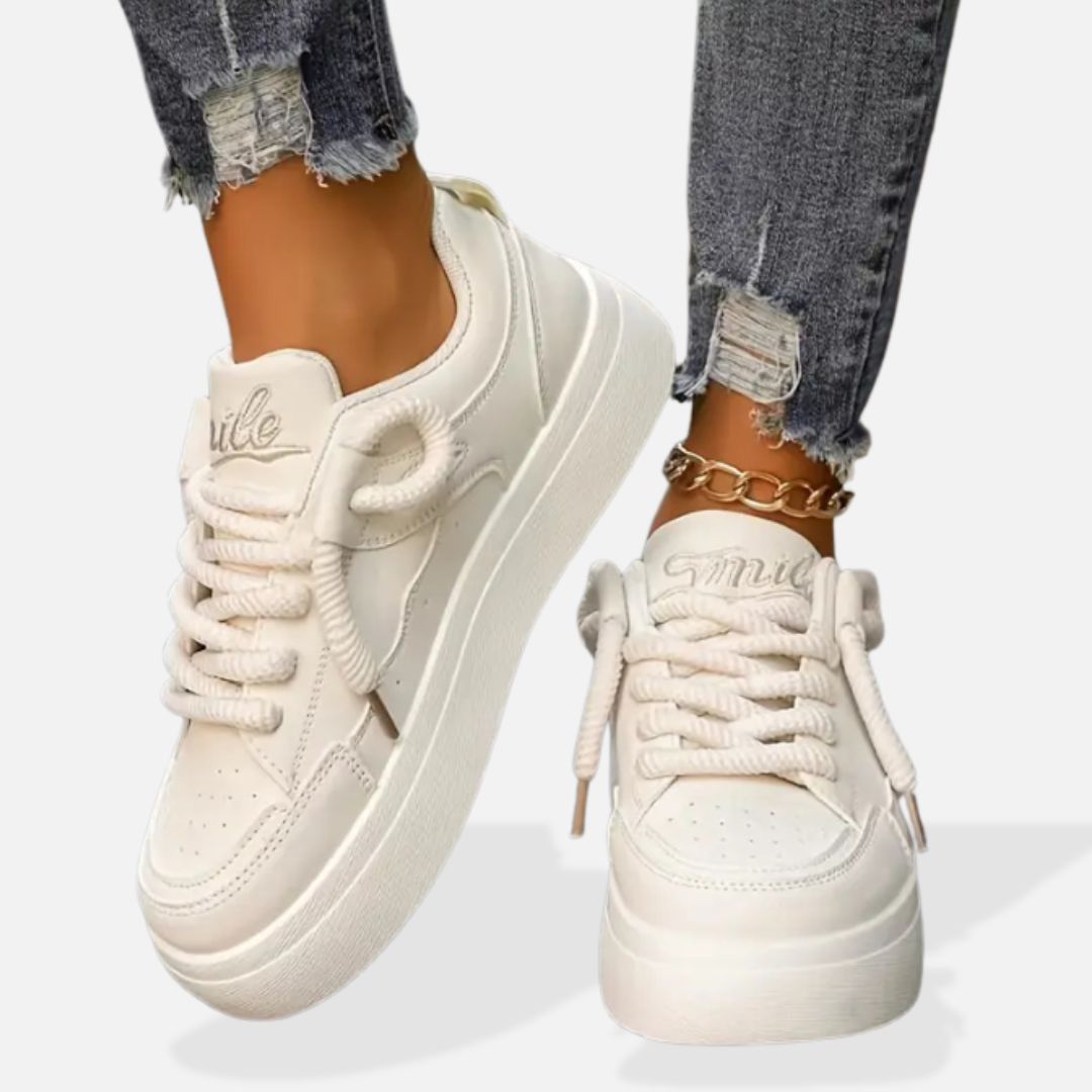 Chaussures Femme à Lacets Épaissis
