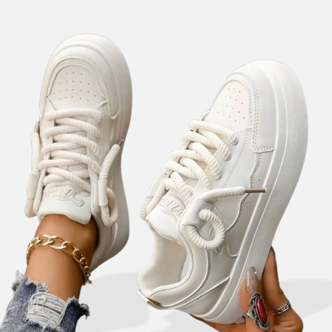 Chaussures Femme à Lacets Épaissis