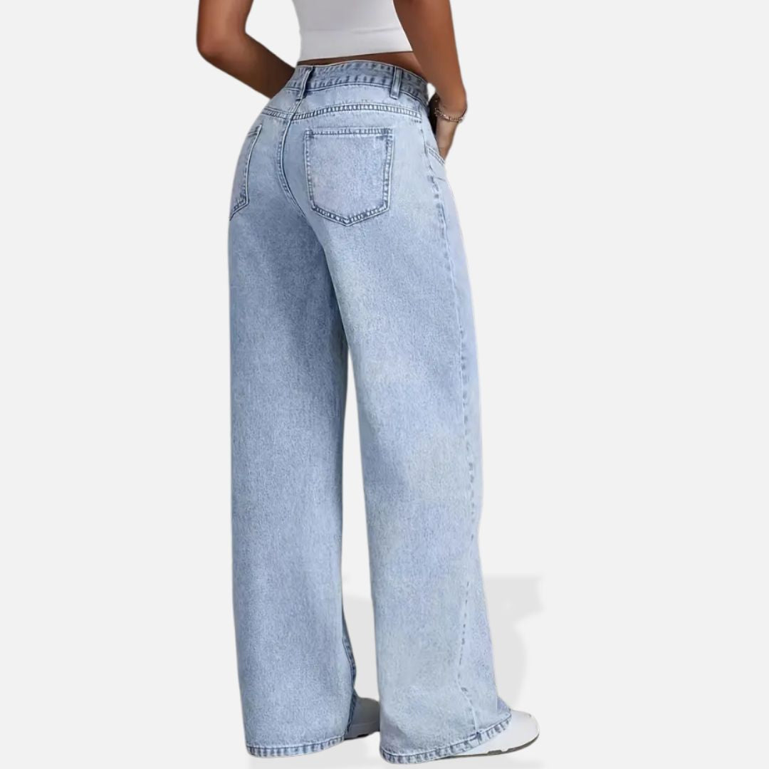 Jean Femme à Pattes d'Éléphant