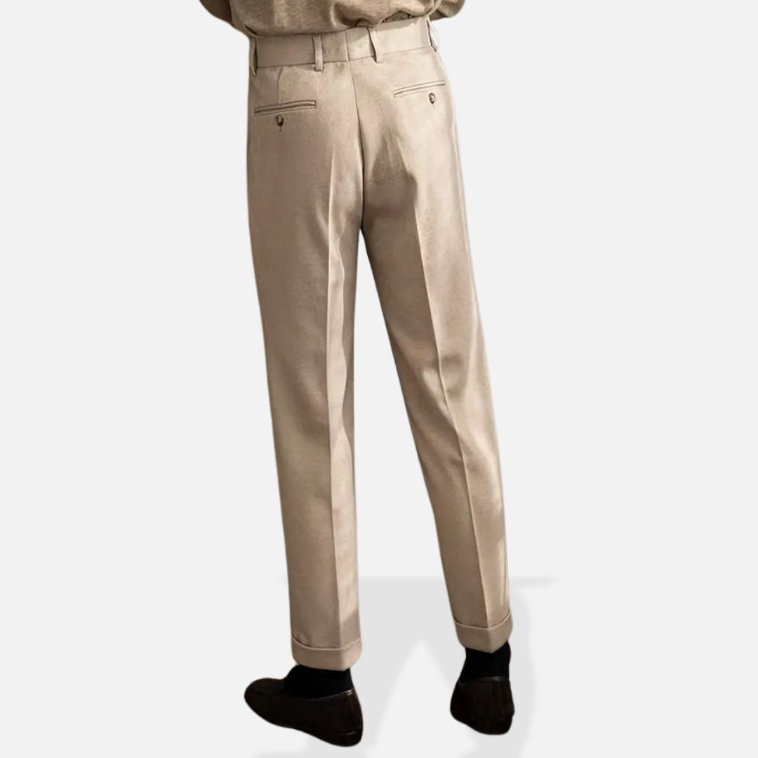 Pantalon Homme Chic Beige