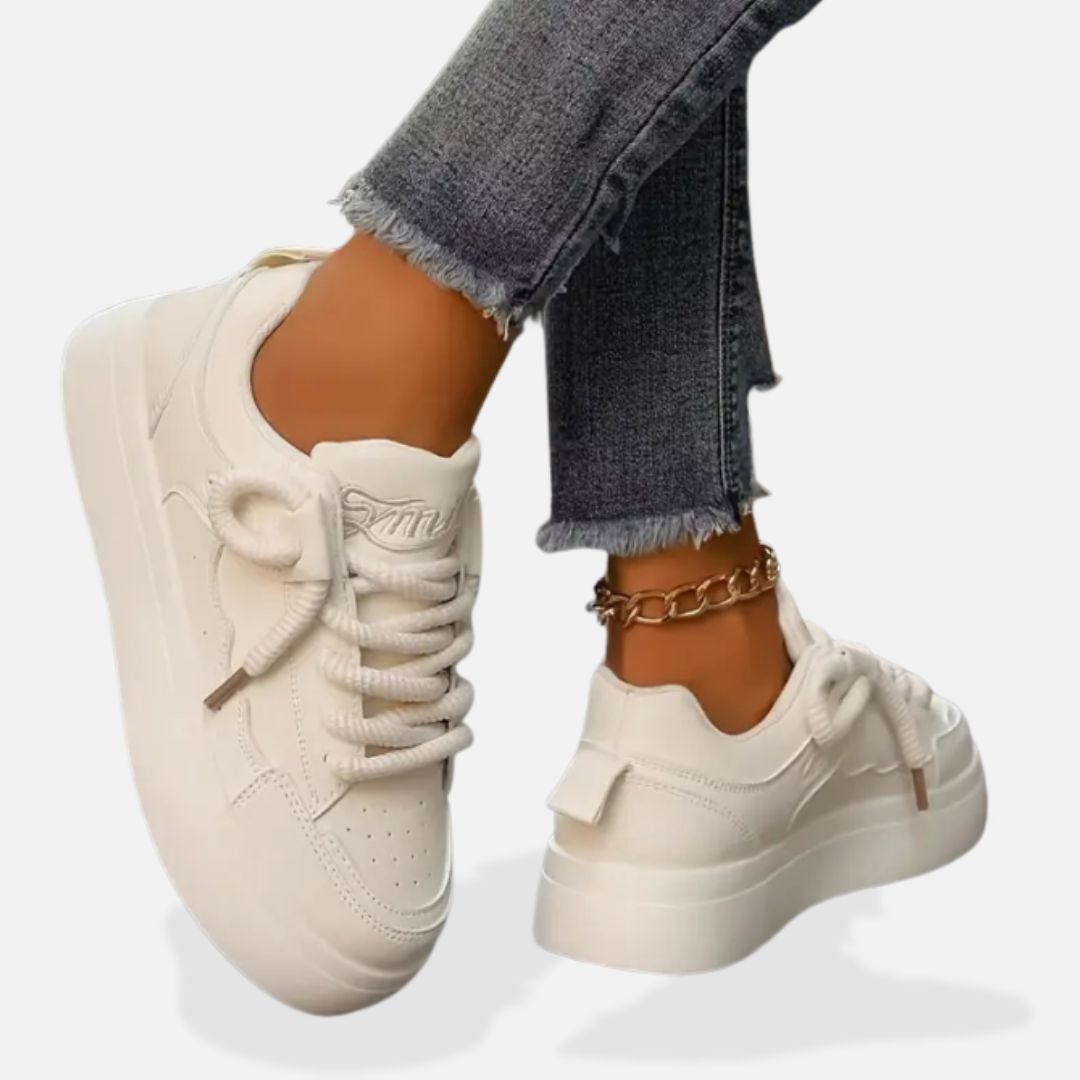 Chaussures Femme à Lacets Épaissis