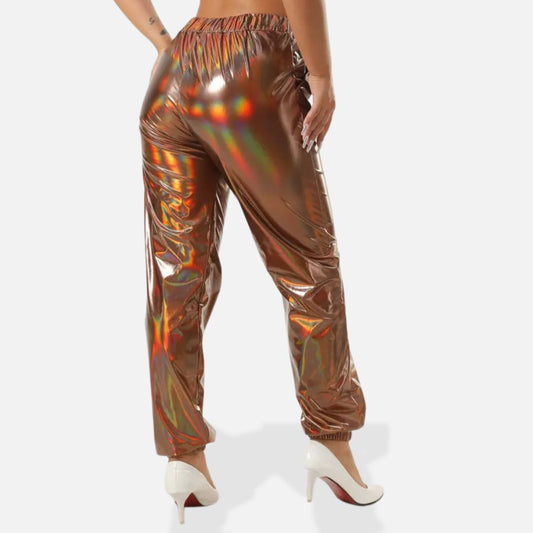 Pantalon Femme Stretch en Latex - Couleurs Spéciales