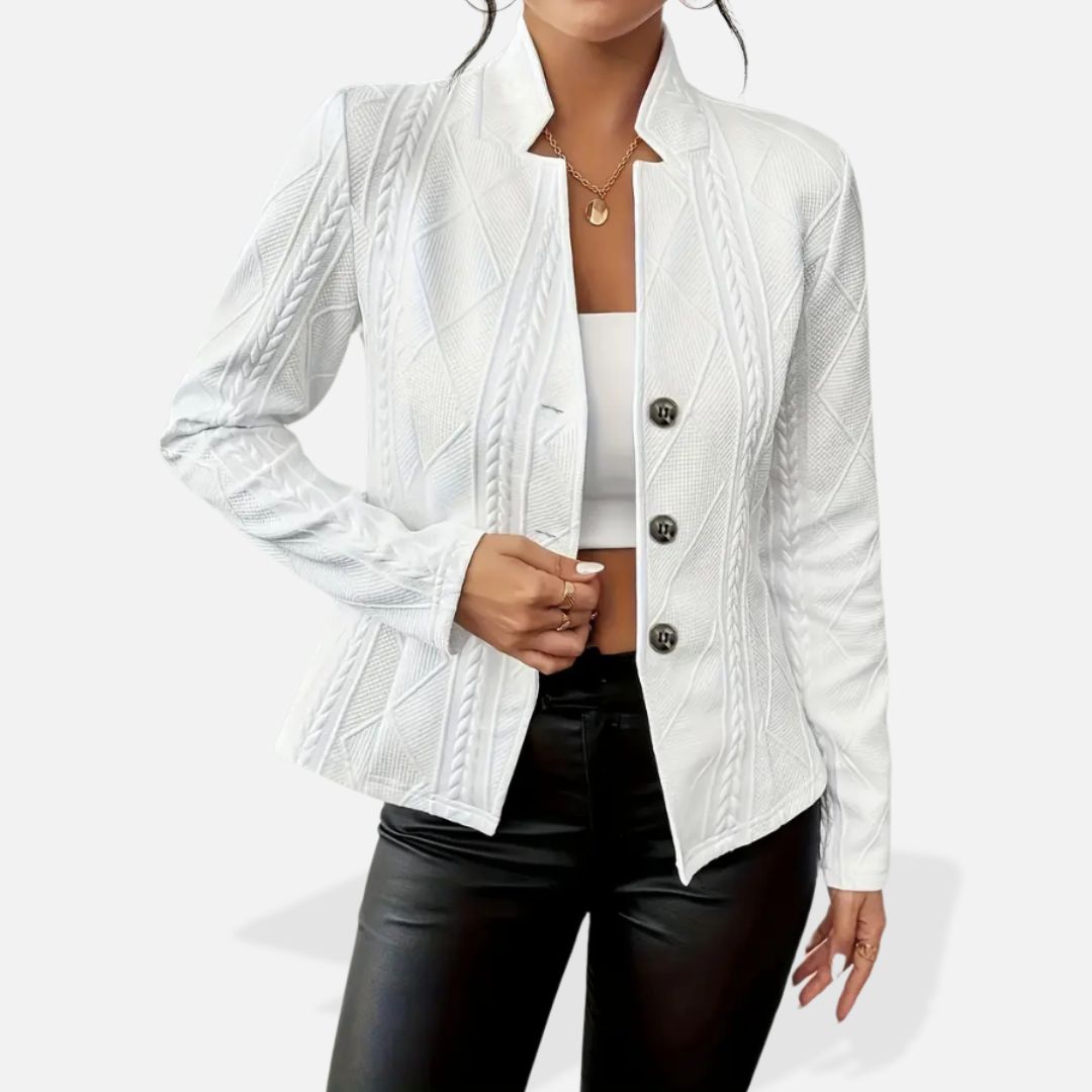 Blazer Femme à Boutons