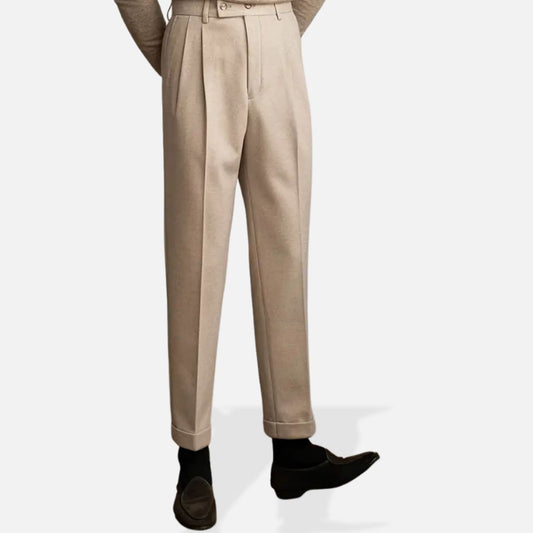 Pantalon Homme Chic Beige