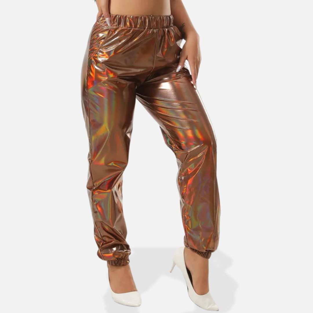 Pantalon Femme Stretch en Latex - Couleurs Spéciales