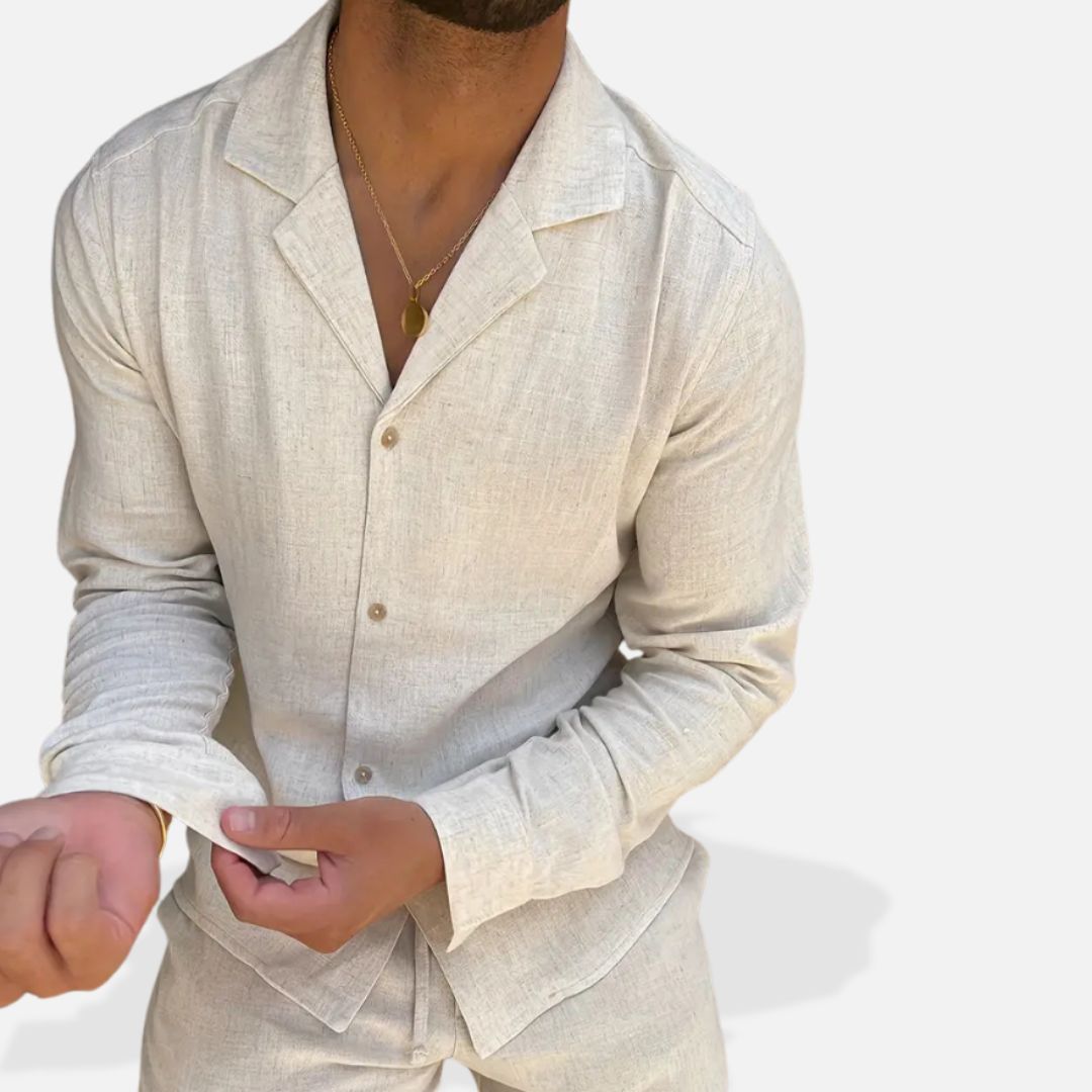 Costume Homme Complet avec Chemise et Pantalon