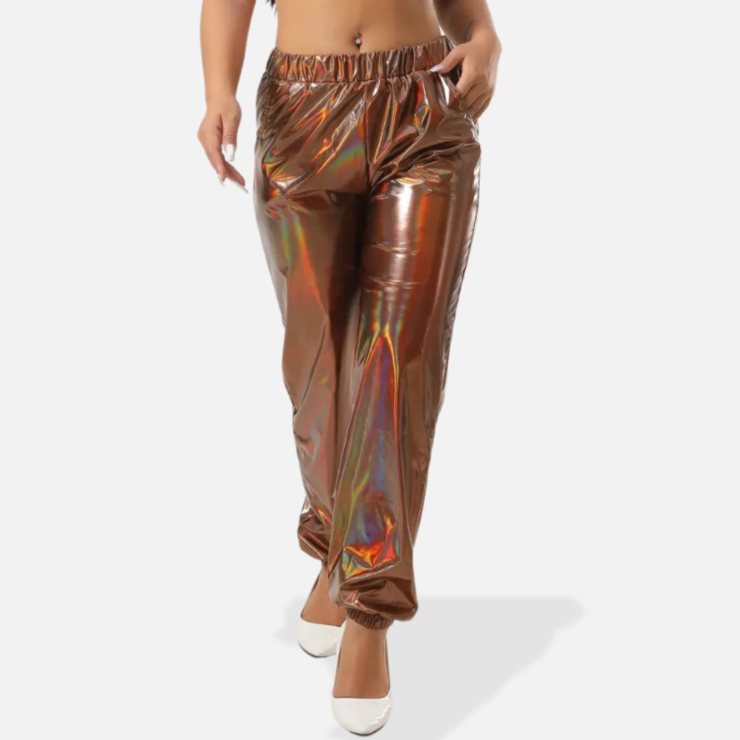 Pantalon Femme Stretch en Latex - Couleurs Spéciales