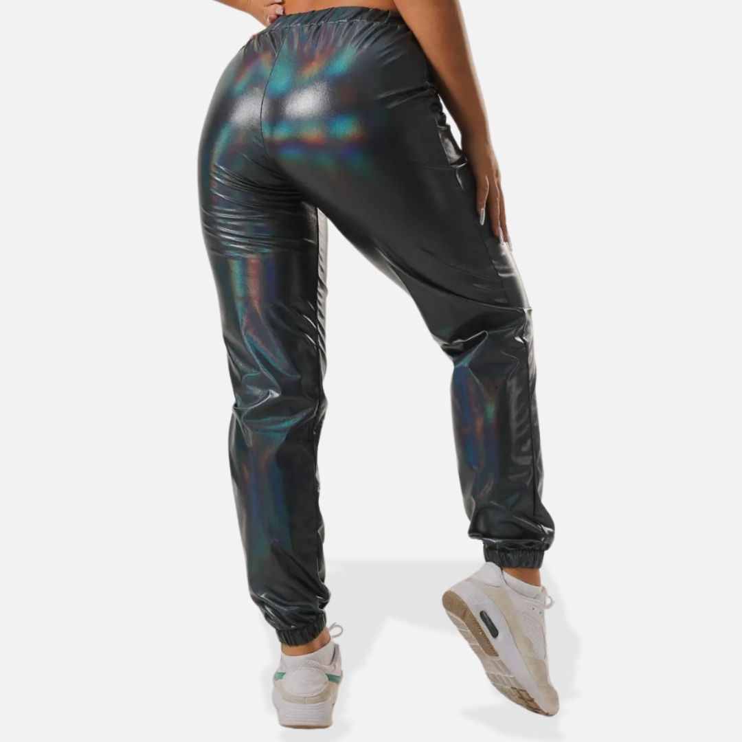 Pantalon Femme Stretch en Latex - Couleurs Spéciales