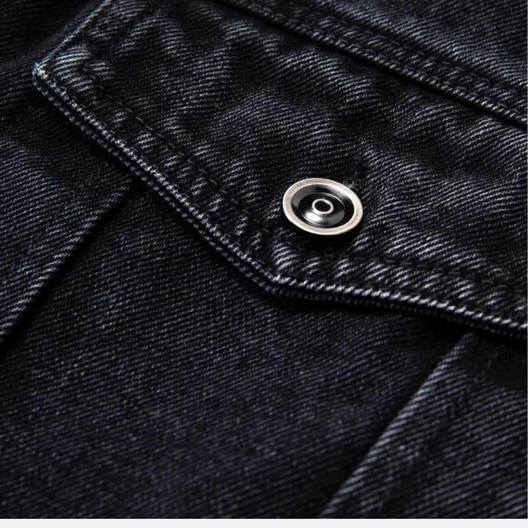 Veste Homme en Denim Noir